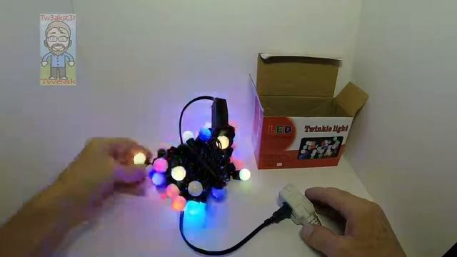 Senbowe™ New 5m 50 Lights RGB Waterproof Ball LED Color Changing String lights смотреть онлайн