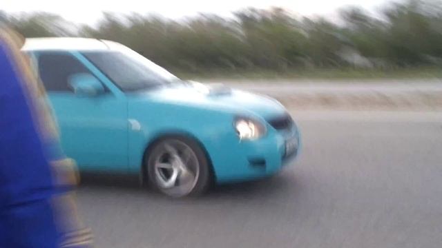 Турбо приора. Старт с места. смотреть онлайн