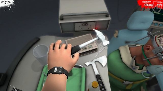 Surgeon Simulator 2013 Симулятор Хирурга прохождение #3 — Пересадка мозга смотреть онлайн