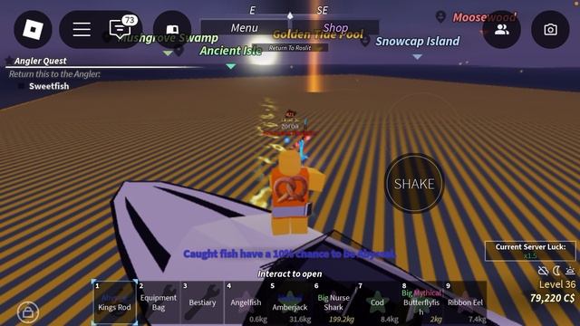 играем в рб Фиш fisch (Roblox) первое видео по рб! смотреть онлайн