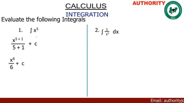 Evaluate the Integral of x^5 and integral of 1/x³ смотреть онлайн