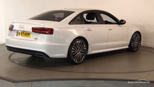 KJ17HYP AUDI A6 TDI QUATTRO S LINE BLACK EDITION WHITE 2017, Nottingham Audi смотреть онлайн