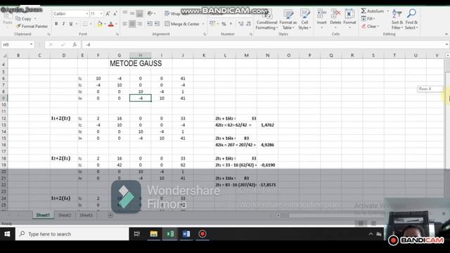 Metode Gauss dengan Excel смотреть онлайн