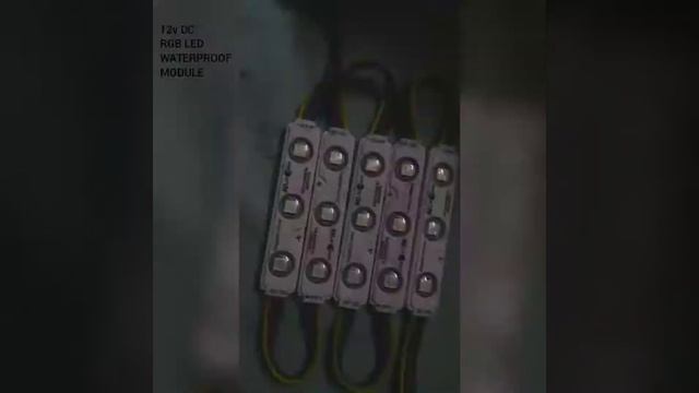 WATERPROOF RGB LED MODULE 12v Dc смотреть онлайн
