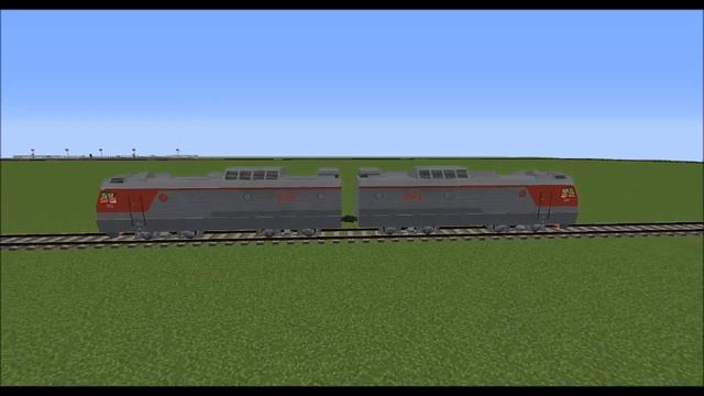 2ЭС4К в процессе моделирования (WIP). Поезда для Майнкрафт Immersive Railroading смотреть онлайн