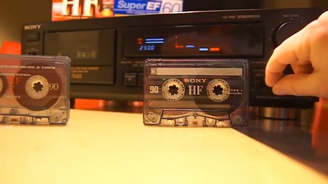 Sony HF Sony super EF bias and rec level test смотреть онлайн