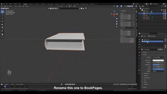 Modeling and texturing a 3D book in Blender|step by step easy tutorial #3dblender #blender3d смотреть онлайн
