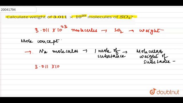 Calculate weight of `3.011 xx 10^(23)` molecules of `SO_(2)`? смотреть онлайн