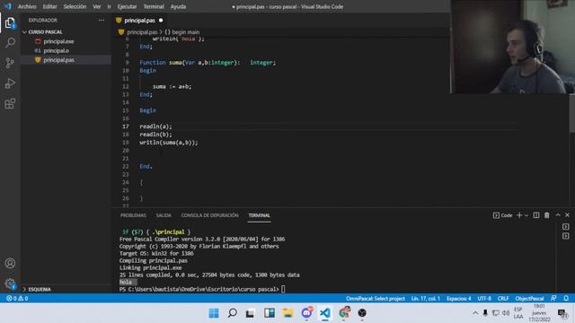 procedimientos y funciones en pascal смотреть онлайн