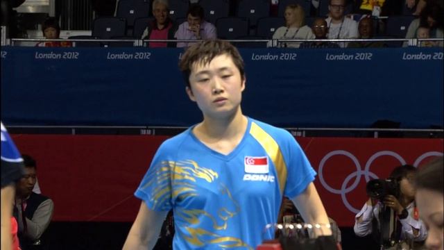 Feng (SIN) v Kim (KOR) Full Women's Table Tennis Quarter-Final Replay - London 2012 Olympics смотреть онлайн