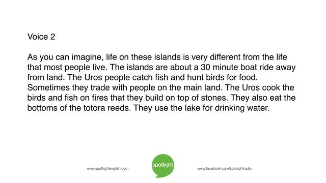 Floating Islands | Practice English With Spotlight