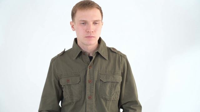 Рубашка Military Style Liberty olive смотреть онлайн