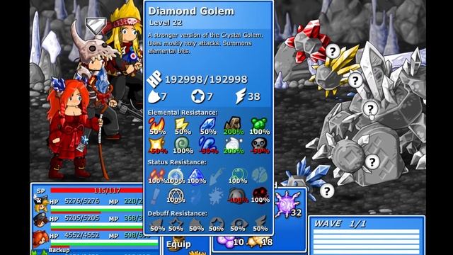 Epic battle fantasy 4 Прохождение 10. Алмазный босс смотреть онлайн