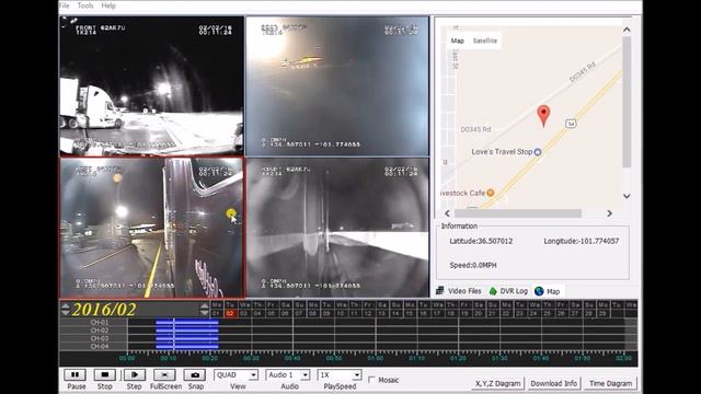 DieselBoss DB-1000-SD truck multi camera DVR system night video samples смотреть онлайн