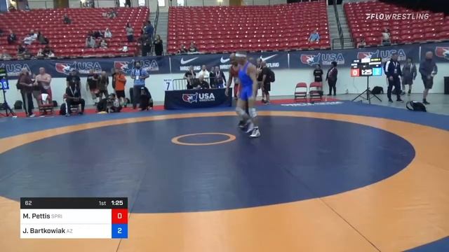 62 Lbs Rr Rnd 3 - Melvin Pettis, Spring Klein Wrestling Club Vs Jeff Bartkowiak, Arizona D786 смотреть онлайн