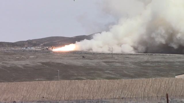 Northrop Grumman QM-2 Gem 63 Static Test Launch, April 4th, 2019 смотреть онлайн