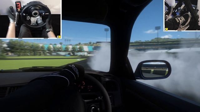 How Close Can We Get -Tandem Training at Klutch Kickers in Forza Horizon 5 - Thrustmaster TX смотреть онлайн
