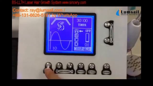 Diode Laser Hair Regrowth System BS-LL7H Normal Version New Look Introduction смотреть онлайн