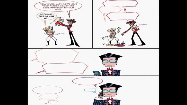 Alastor bump into an old friend at the grocery - My Deer Nanny (Hazbin Hotel Comic Dub) смотреть онлайн