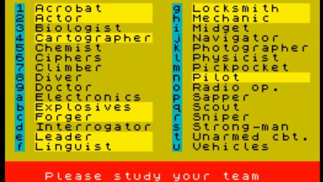 Special Operations (ZX Spectrum) смотреть онлайн