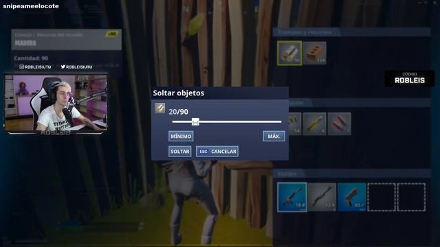RETO FORTNITE: GANANDO SIN USAR EL PICO | Robleis смотреть онлайн