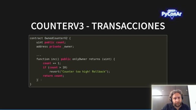 PyConAr 2021 - Smart Contracts con Solidity para Pythonistas смотреть онлайн