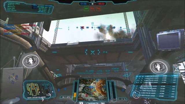 MWO Quickplay | Ebon Jaguar (EBJ-PRIME) | the hole in the wall (3 kills and 879 damage) смотреть онлайн