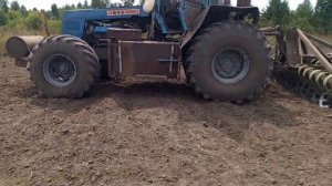 самодельный трактор БИЗОН.небольшой обзор 3 часть.