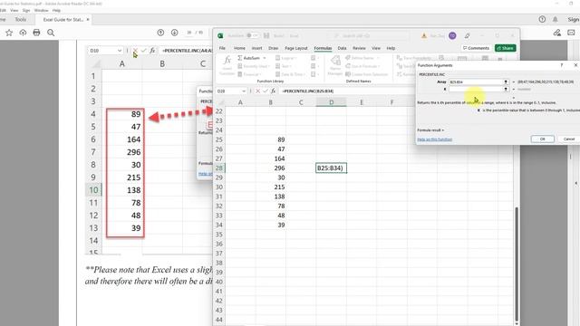 Percentile & Quartile - Using Excel смотреть онлайн
