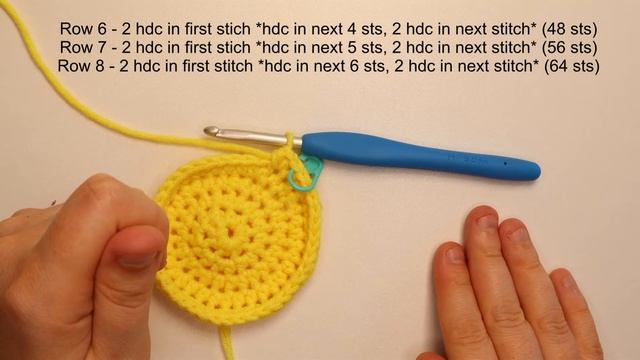 Crochet A Baby Sun Hat (0-6 Month Old) Tutorial смотреть онлайн