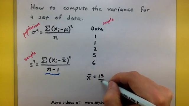 Statistics - Find the variance смотреть онлайн