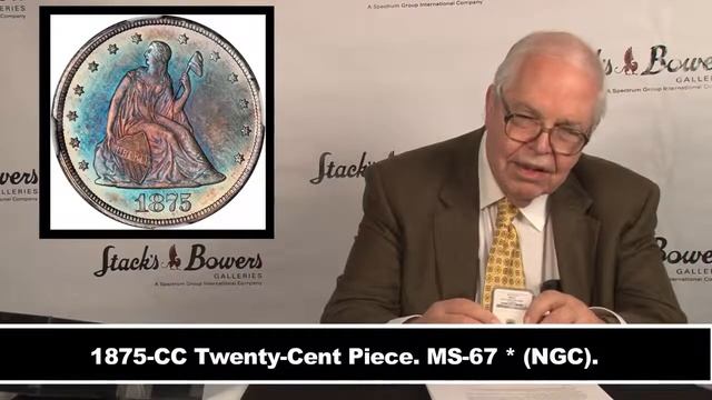 Rare 1875-CC (Carson City, Nevada) 20 Cent Piece Sold for $64,625 in Rare Coin Auction in Philly смотреть онлайн