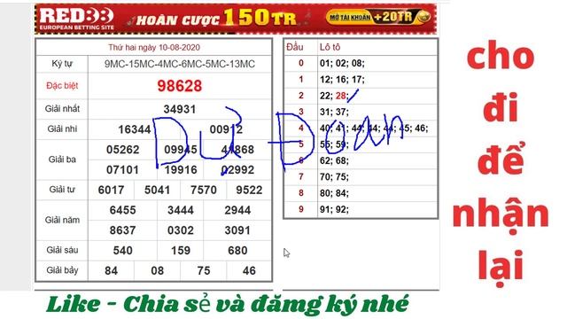 Ăn BTL 44 x 3 Nháy_Thông Cầu Bạch Thủ Lô MB Ngày 11/8/2020 смотреть онлайн
