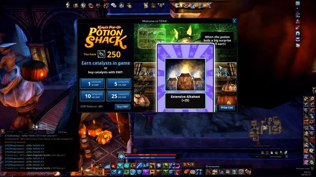 Tera - Kyra's Pop-Up Potion Shack! (500 Catalysts) смотреть онлайн