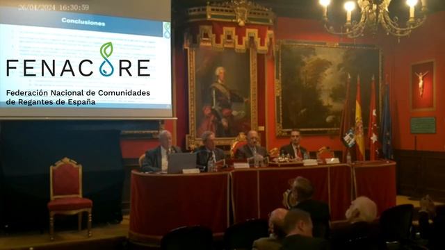 Andrés del Campo clausura el ciclo de conferencias: La gestión del agua para usos agroalimentarios смотреть онлайн