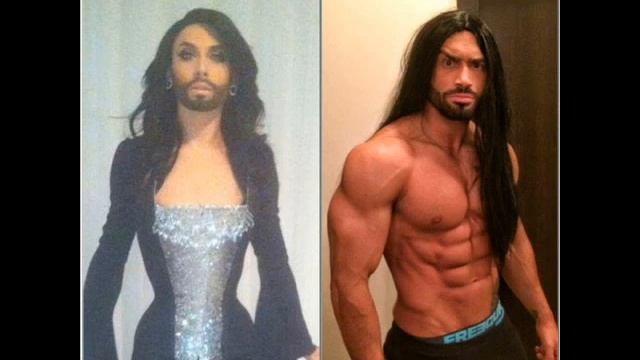 Conchita Wurst Winner Eurovision 2014 Before and after смотреть онлайн