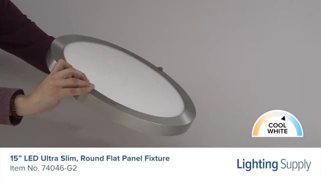 FEIT Electric 15” LED Ultra Slim, Round Flat Panel Fixture (74046-G2) смотреть онлайн