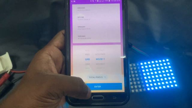 SP110E Bluetooth Pixel Led Controller For WS2811 WS2812B SK6812 WS2815