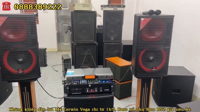 Khủng Khiếp dàn loa bãi Mỹ Cerwin Vega giá từ 1tr5, Bass nổ như BOM B52 cực mạnh | lh 0888389222 смотреть онлайн