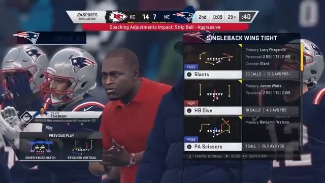 Madden 20 franchise week 14 chiefs 7-4-1 @ patriots 10-1-1 смотреть онлайн