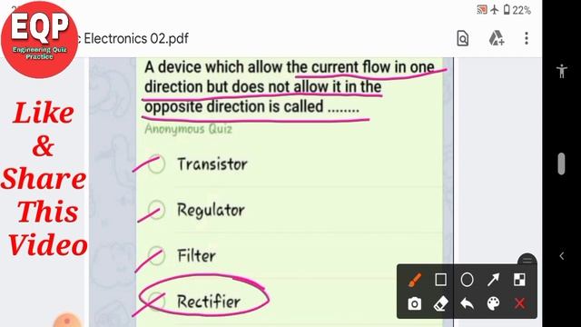 Semiconductor Diode | Quiz No. 02 | BASIC ELECTRONICS || BY - Saurav Kumar смотреть онлайн
