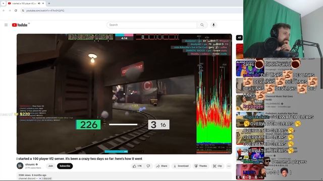 Forsen Reacts - i started a 100 player tf2 server. it's been a crazy two days so far смотреть онлайн