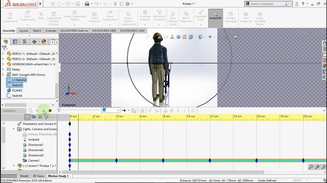 Make Animation Use Camera View In Solidworks смотреть онлайн