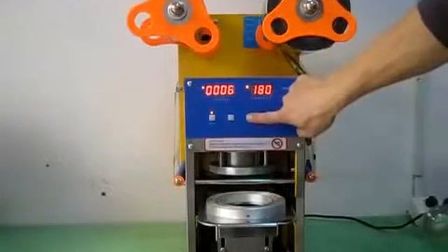Полуавтоматический запайщик стаканов F07 смотреть онлайн