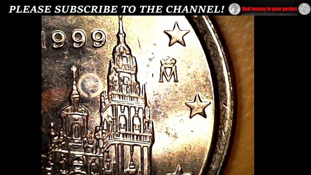 1 EURO CENT SPAIN 1999 NO 2 RARE ERROR ! SUN OR MOON ? смотреть онлайн