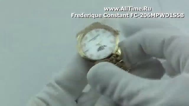 Обзор. Женские наручные часы Frederique Constant FC-206MPWD1S5B смотреть онлайн