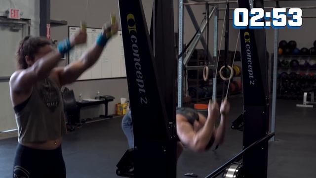 100 Calories For Time! Misfit Cycle 1 Ski Erg Test смотреть онлайн
