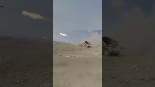 Russian 122 mm multiple rocket launcher смотреть онлайн
