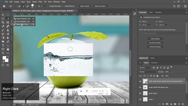 🍏🐟 Apple and Fish Manipulation in Photoshop Tutorial - Photo Manipulation in Photoshop смотреть онлайн