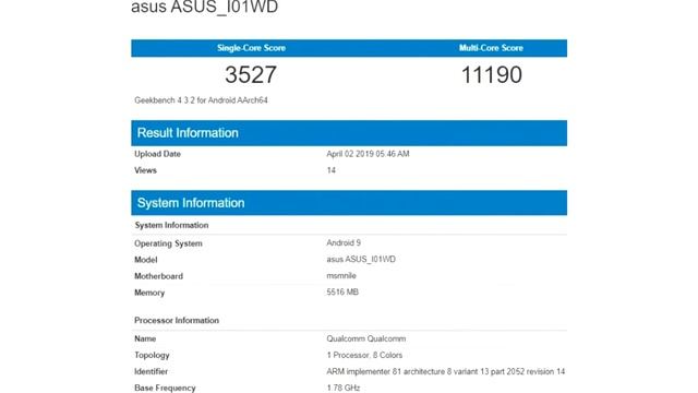 Asus ZenFone 6 Geekbench Test смотреть онлайн